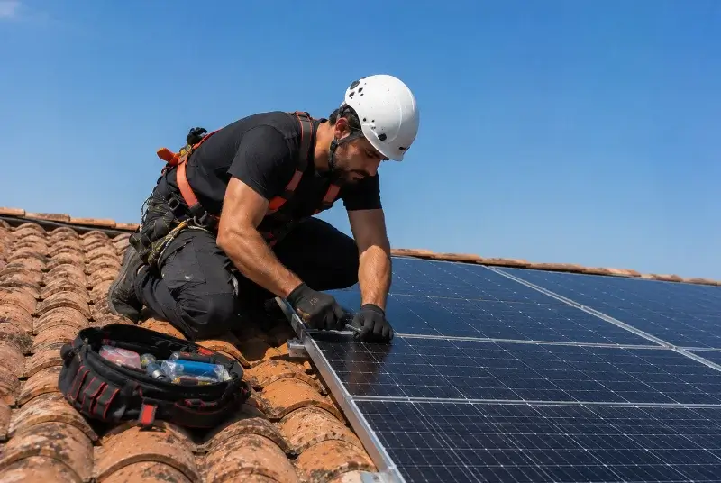 Maintenance et monitoring de panneaux solaires à Schnersheim